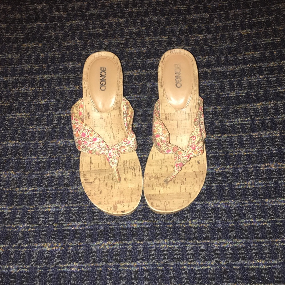 Bongo Floral Wedges